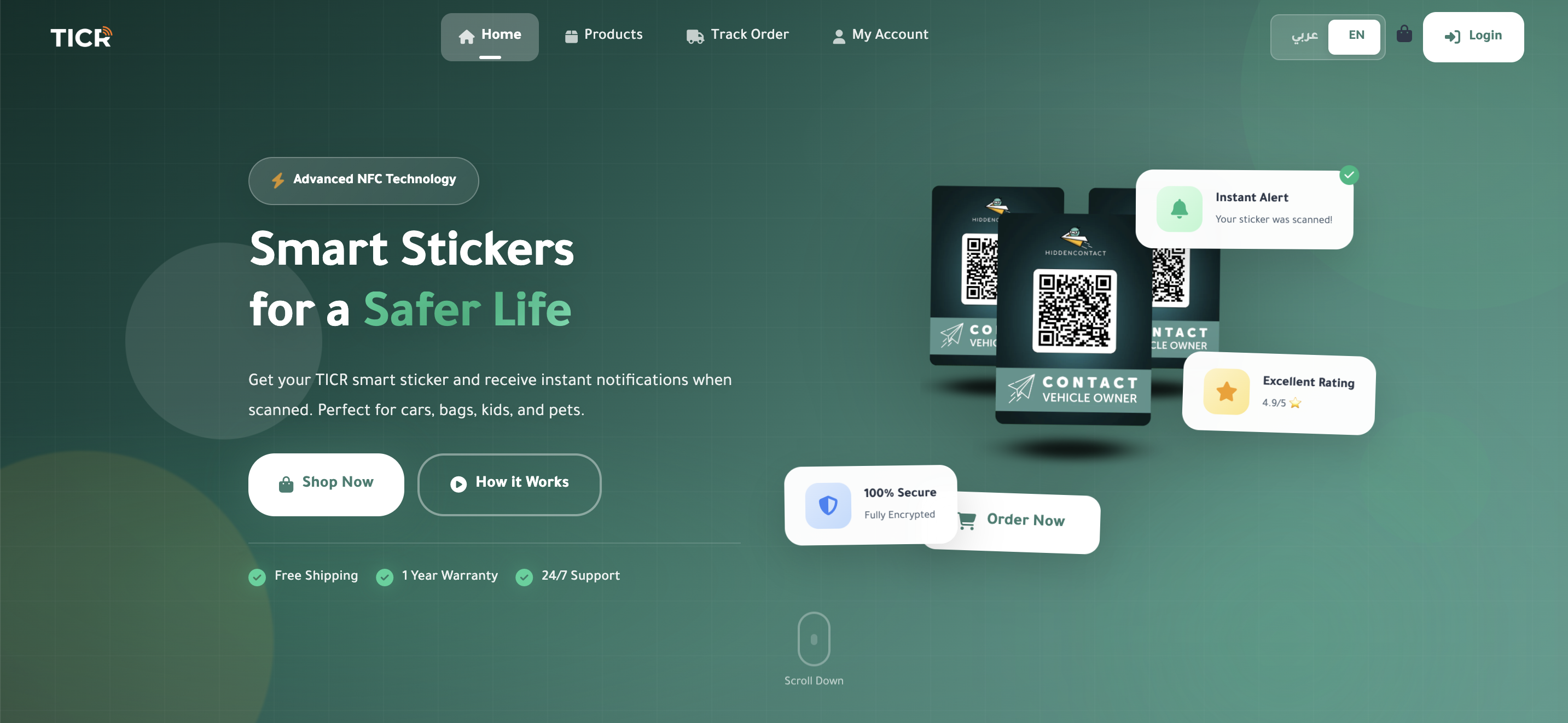 Ticr - Anonymous Contact QR